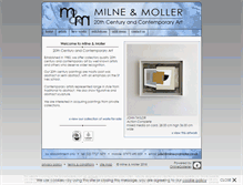 Tablet Screenshot of milneandmoller.co.uk
